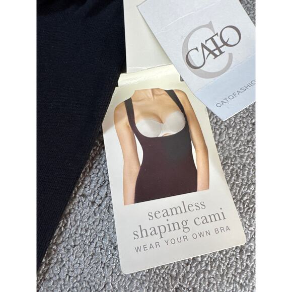 NWT Cato Dreamwear Shapewear 2 Piece Set Seamless Black Size 1X - Picture 4 of 9